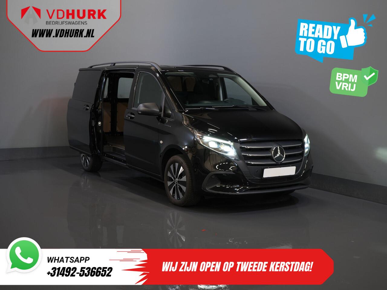 Mercedes-Benz VITO eVito L2 60 kWh 285 km WLTP Snellader/ LED/ Adapt.Cruise/ Stoelverw./ Carplay/ Camera/ PDC/ 17" LMV