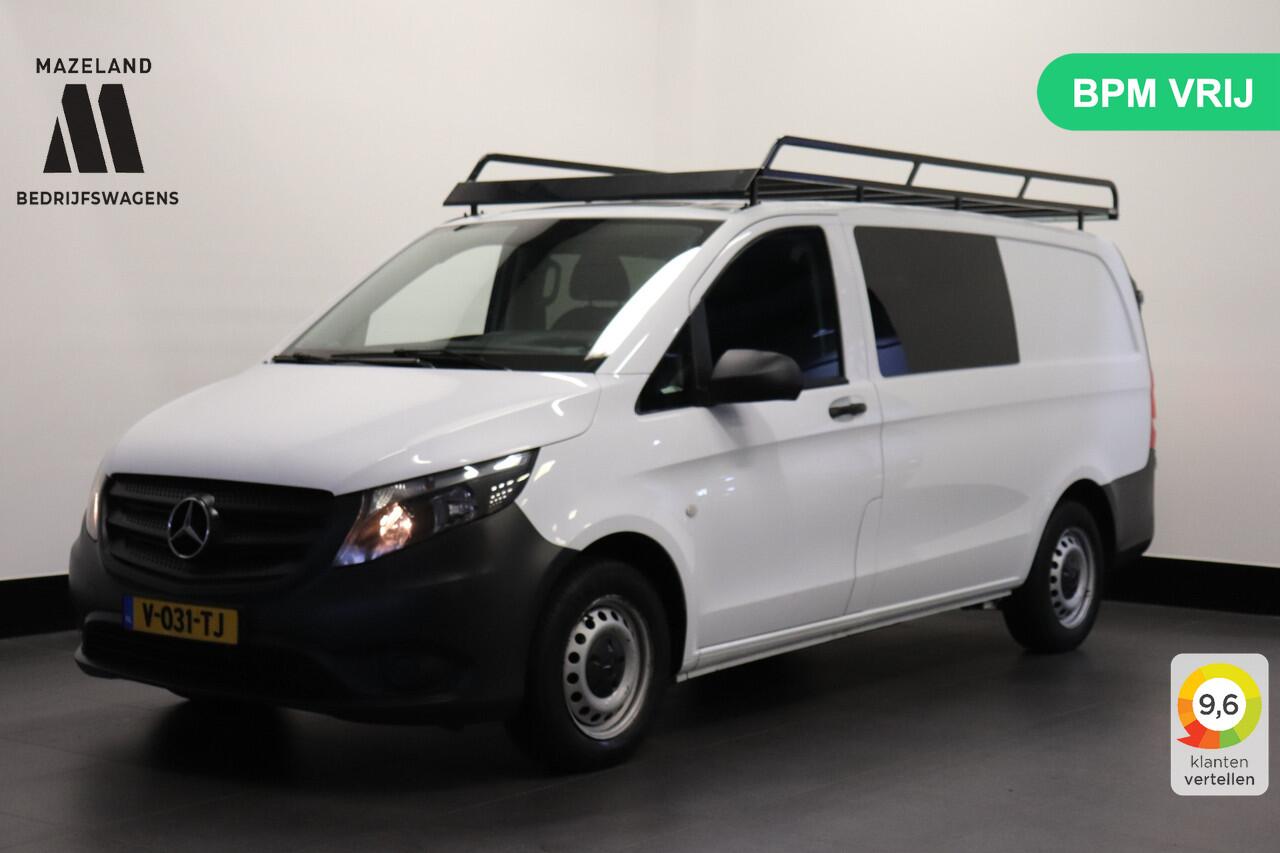Mercedes-Benz VITO 111 CDI Lang Dubbele Cabine EURO 6 - Airco - Navi - Cruise - PDC - ¤17.950,- Excl.