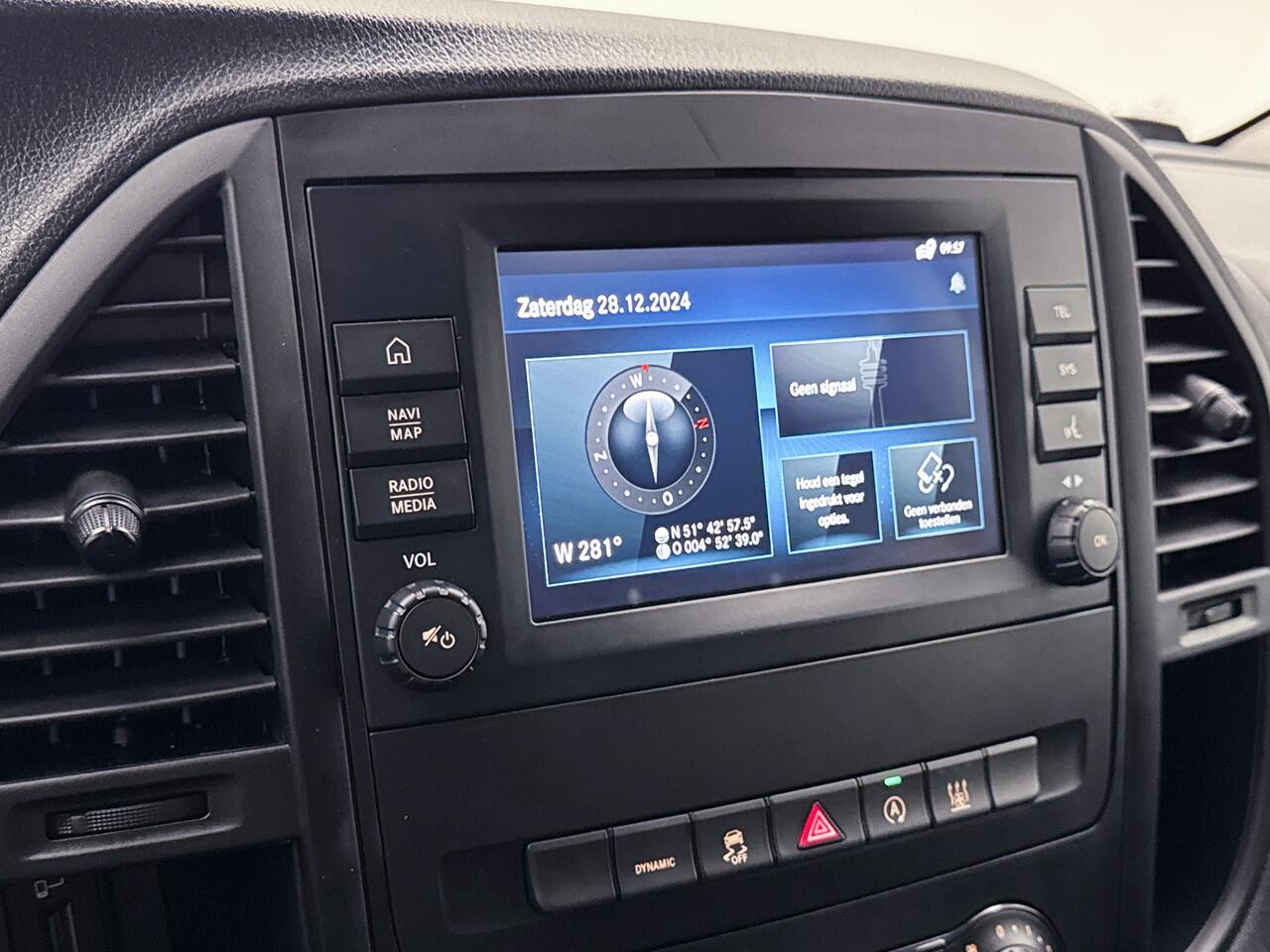 Mercedes-Benz VITO 116 CDI L3 Led 2x schuifdeur Trekhaak Navigatie Dubbele Schuifdeur Standkachel Apple Carplay/Android Auto Cruise Control