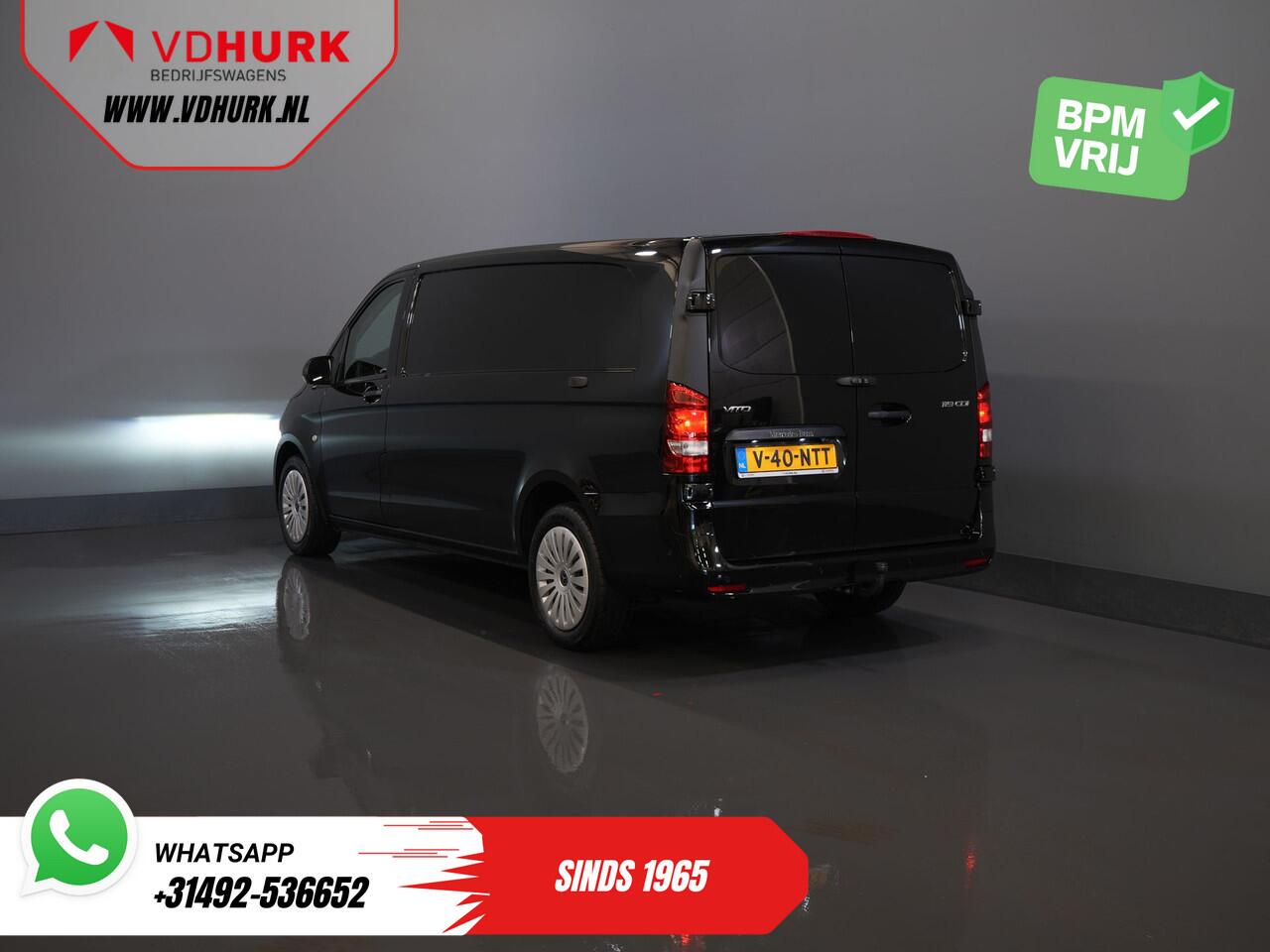 Mercedes-Benz VITO 119 CDI Aut. L3 LED/ 2.5t Trekverm./ 270Gr.Deuren/ Stoelverw./ Carplay/ Camera/ Trekhaak/ Cruise/ PDC/ DAB