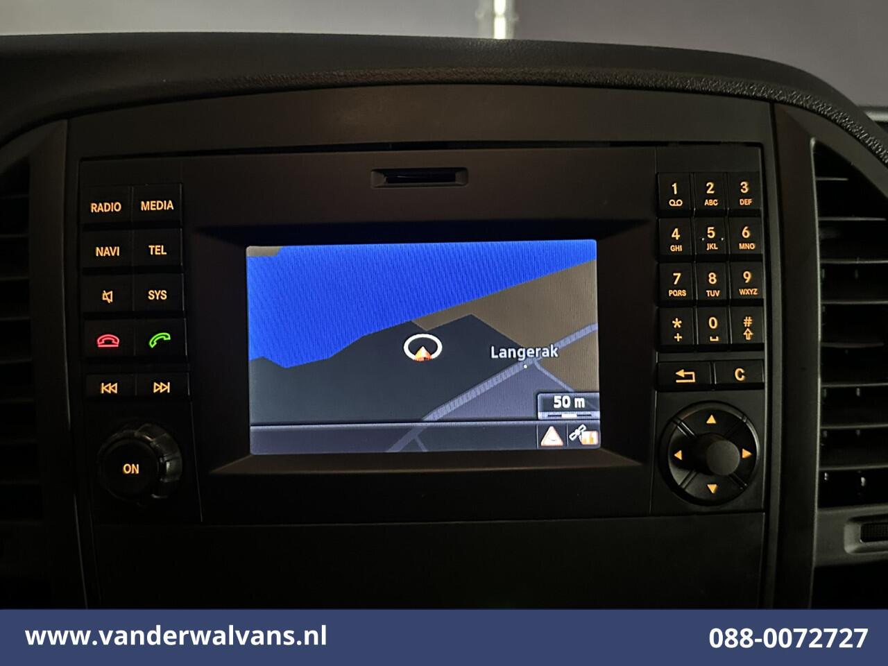 Mercedes-Benz VITO 114 CDI 136pk L2H1 Euro6 Airco | Camera | Navigatie | Cruisecontrol | Trekhaak Parkeersensoren, Stoelverwarming