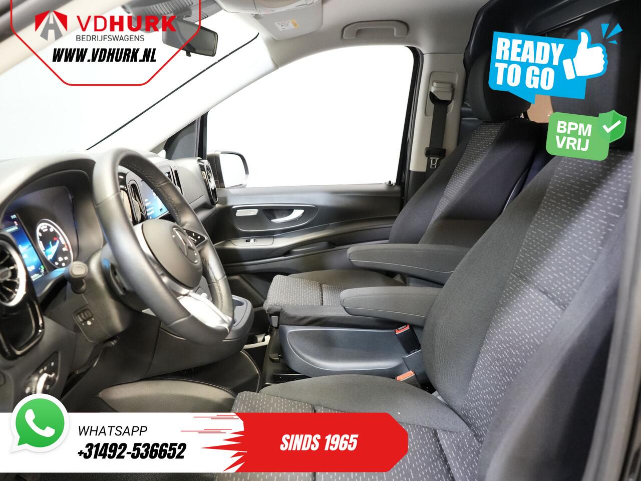 Mercedes-Benz VITO eVito L2 60 kWh 285 km WLTP Snellader/ LED/ Adapt.Cruise/ Stoelverw./ Carplay/ Camera/ PDC/ 17" LMV