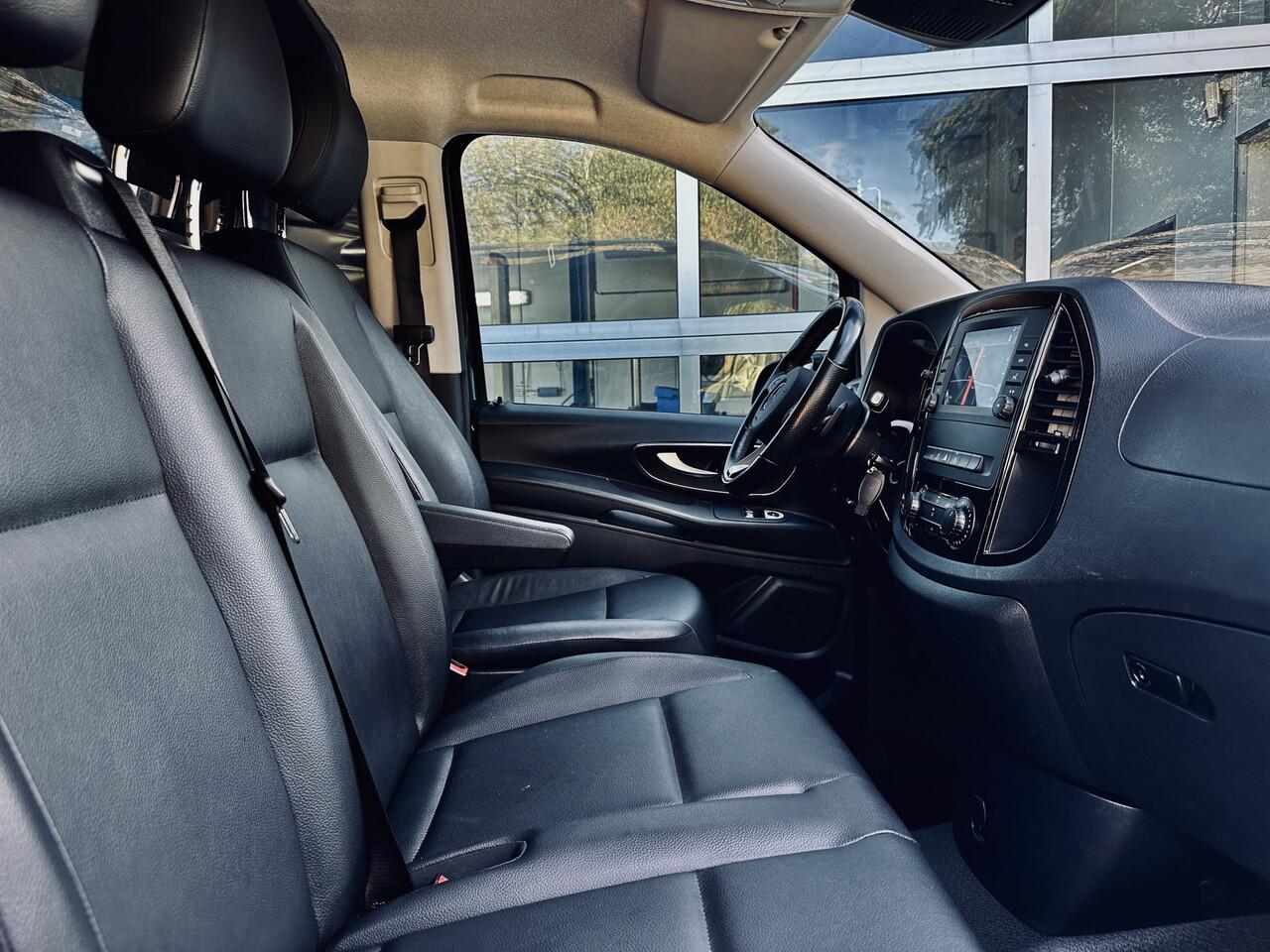 Mercedes-Benz VITO 116 CDI Lang | Automaat | Exclusive | Leer | 3-zits | Camera | Navigatie | LED | Stoelverwarming | Trekhaak | Ex btw