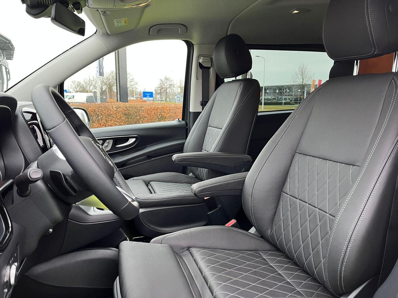 Mercedes-Benz VITO 119 CDI L2 Select Dubbele Cabine | 19 inch | Leer Mercedes-Benz Vito 119 CDI L2 Select Dubbele Cabine | 20 inch | Leer | Luchtvering | Rij-assistent Pakket Plus | 2500kg Trekhaak | Elektrisch Verstelbare Stoelen met Memory | ETCETERA....