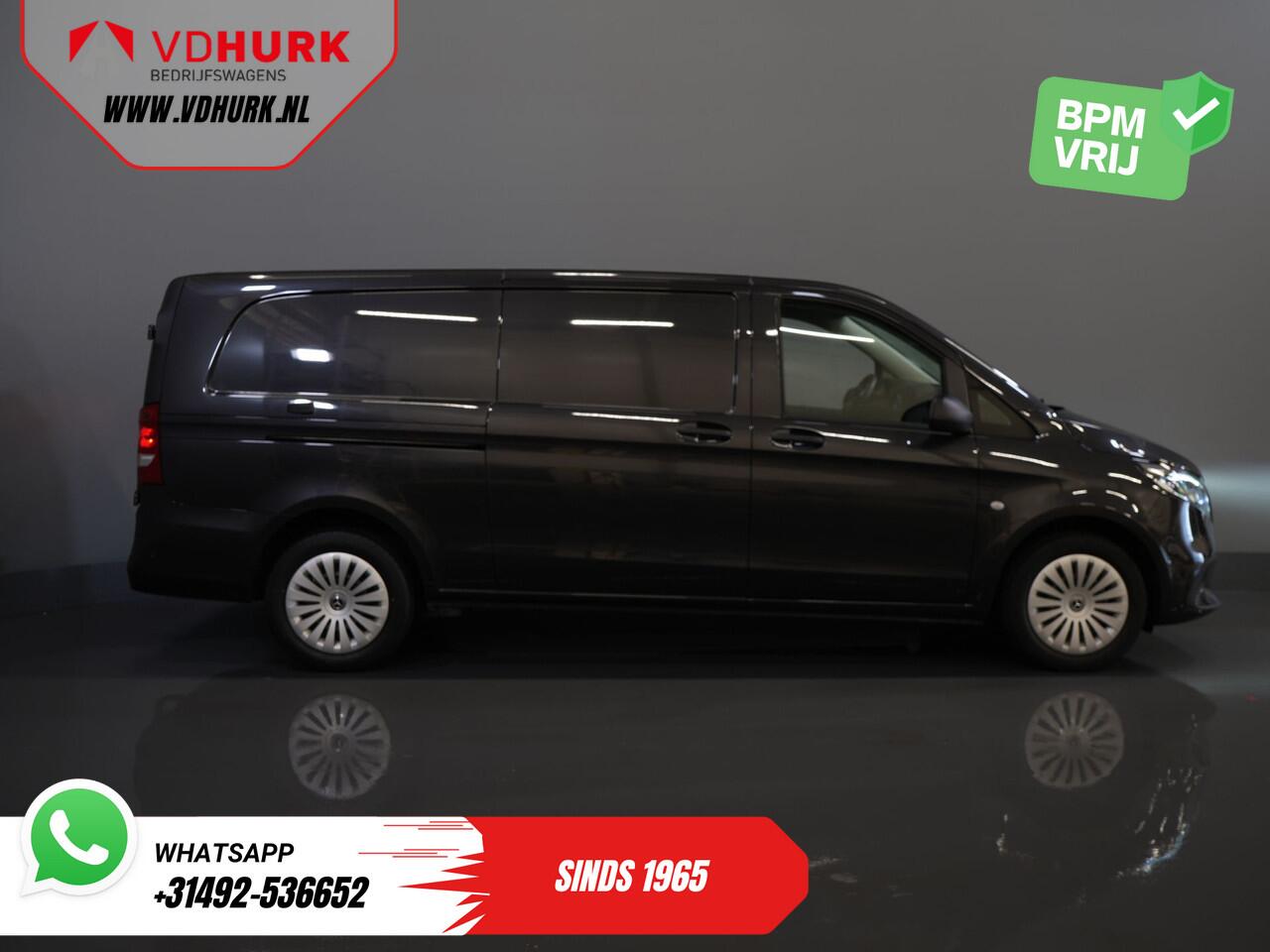 Mercedes-Benz VITO 116 CDI Aut. L3 LED/ 2.5t Trekverm./ 270Gr.Deuren/ Stoelverw./ Carplay/ Camera/ Trekhaak/ Cruise/ PDC/ DAB