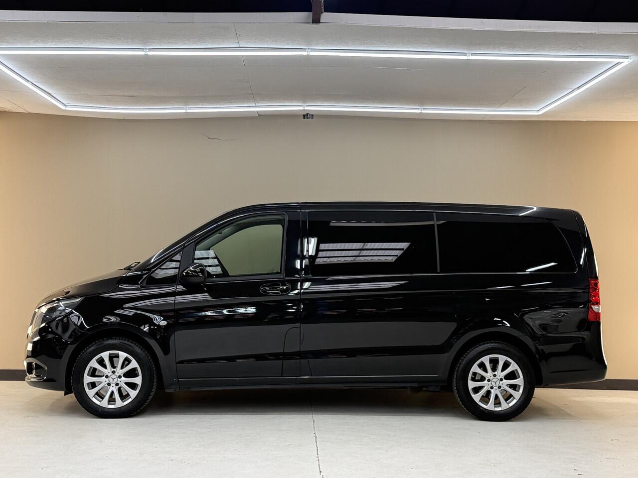 Mercedes-Benz VITO 116 CDI Lang DC Comfort, 164Pk, 2022, Dubbel Cabine, Parkeersensoren, Navigatie, Lichtmetalen velgen, Trekhaak, Achteruitrijcamera, Cruise control,