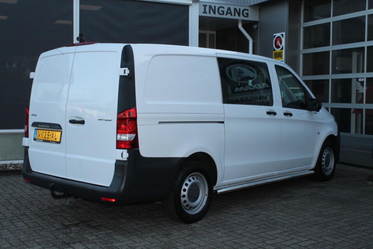 Mercedes-Benz VITO 114 CDI LANG DUBBEL CABINE 5 ZITS AIRCO NAVI TREKHAAK
