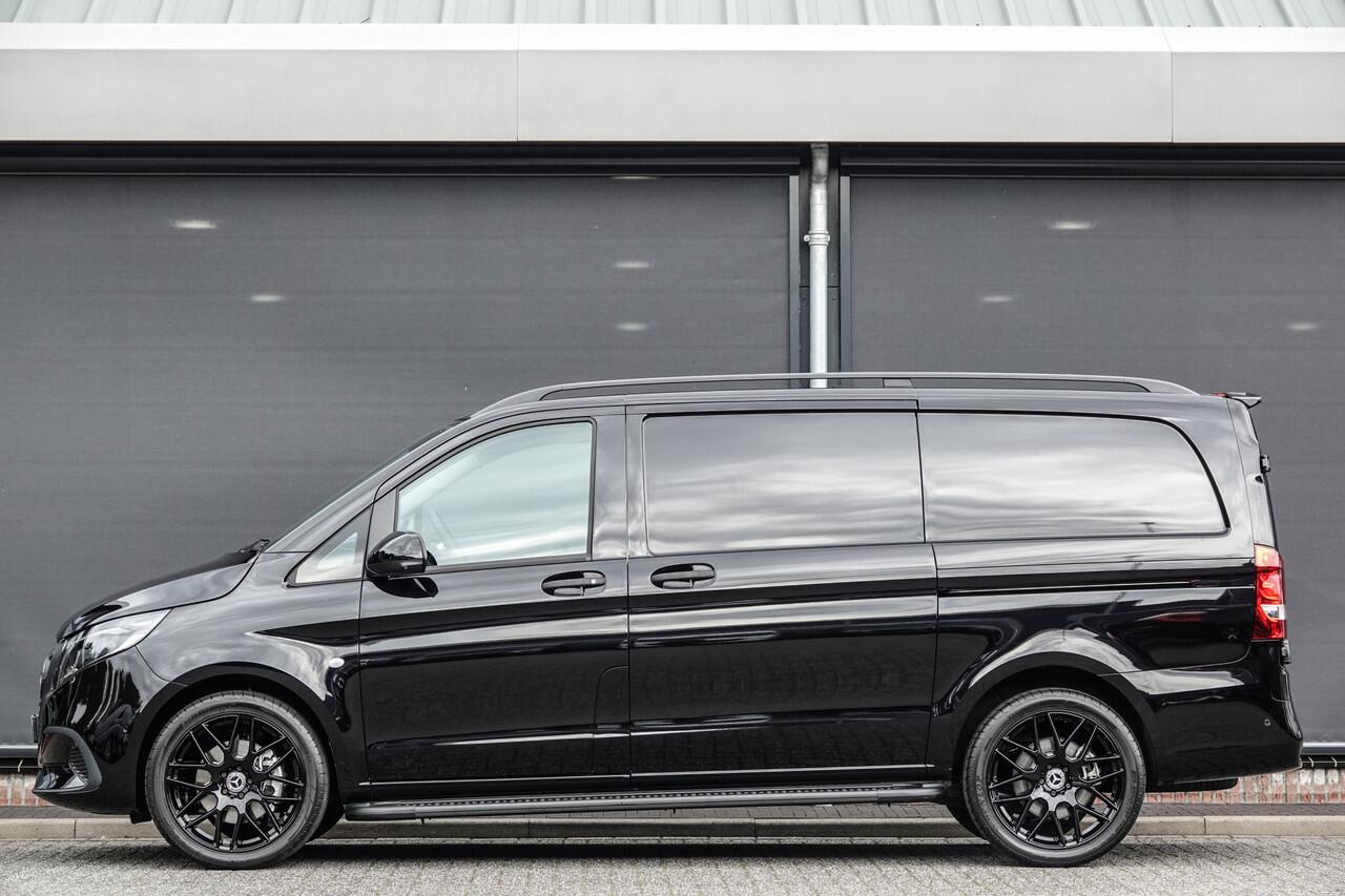 Mercedes-Benz VITO 119Cdi 190Pk 9G-Tronic Aut. | Select | Lang | 360° Camera | 2xSchuifdeur | Treeplanken | 20'' | Obsidian Black | Nieuw Model