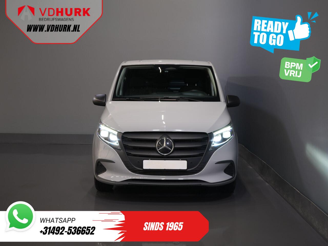Mercedes-Benz VITO 116 CDI Aut. L2 BPM VRIJ! LED/ Stoelverw./ 270Gr.Deuren/ Camera/ Cruise/ PDC/ Trekhaak