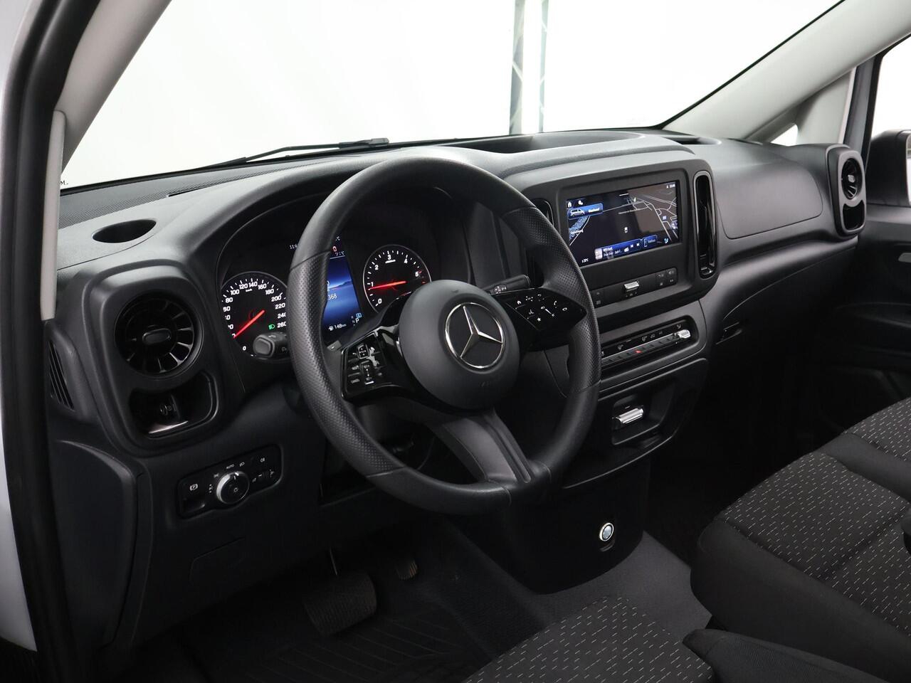 Mercedes-Benz VITO 116 CDI | Lang L2 | Pro | Navigatie | Parkeercamera | Stoelverwarming | Spiegelpakket | Achterdeuren met ruit | 3-zits | Dodehoekassistent | Certified