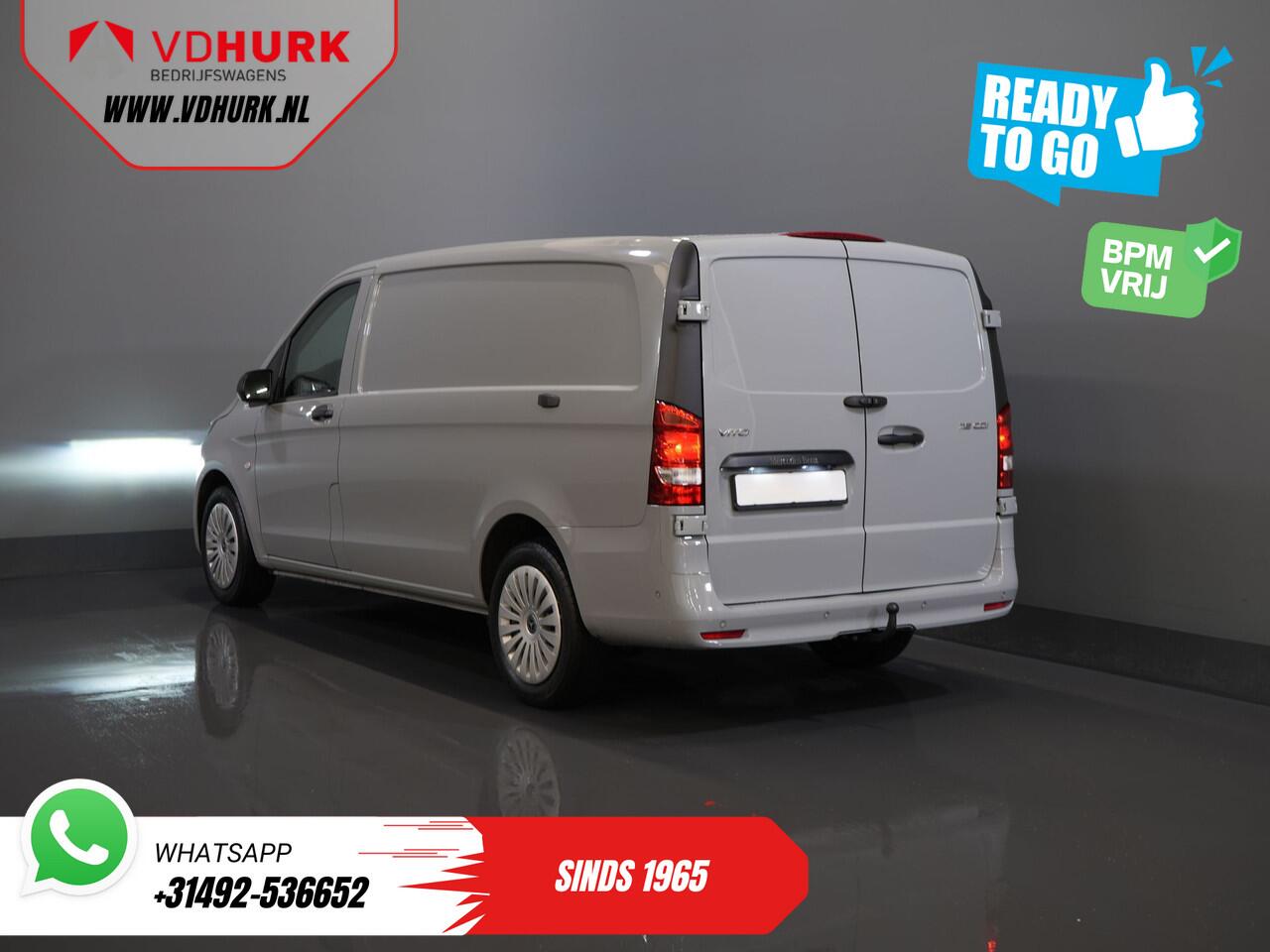 Mercedes-Benz VITO 116 CDI Aut. L2 BPM VRIJ! LED/ Stoelverw./ 270Gr.Deuren/ Camera/ Cruise/ PDC/ Trekhaak