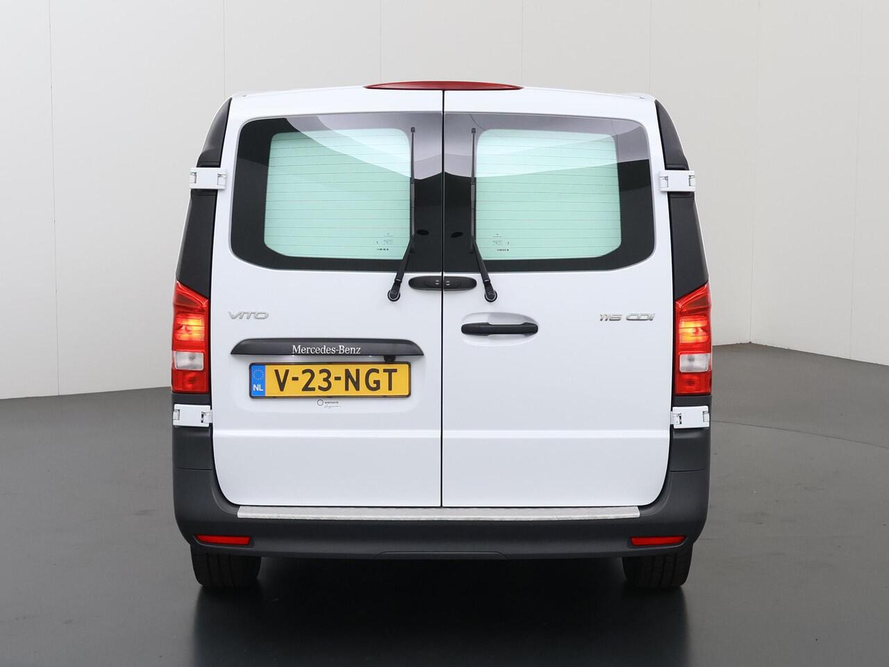 Mercedes-Benz VITO 116 CDI | Lang L2 | AUT. | PRO | Navigatie | Camera | Cruise-Controle | Stoelverwarming | Spiegelpakket | Dodehoekassistent | Achterdeuren | Certified