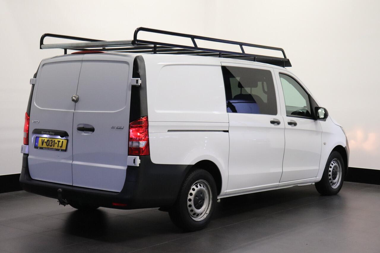 Mercedes-Benz VITO 111 CDI Lang Dubbele Cabine EURO 6 - Airco - Navi - Cruise - PDC - ¤17.950,- Excl.