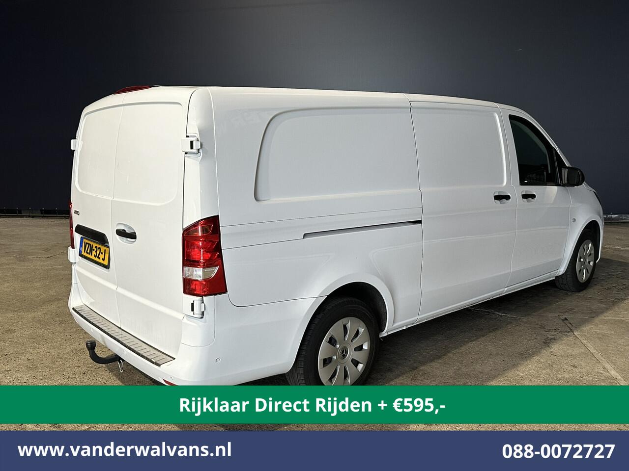 Mercedes-Benz VITO 114 CDI 136pk 9G-Tronic Automaat L3H1 Euro6 *Rijklaar direct Rijden* Airco | Camera | Apple Carplay | Android Auto Cruisecontrol, 2500kg Trekhaak, Parkeersensoren