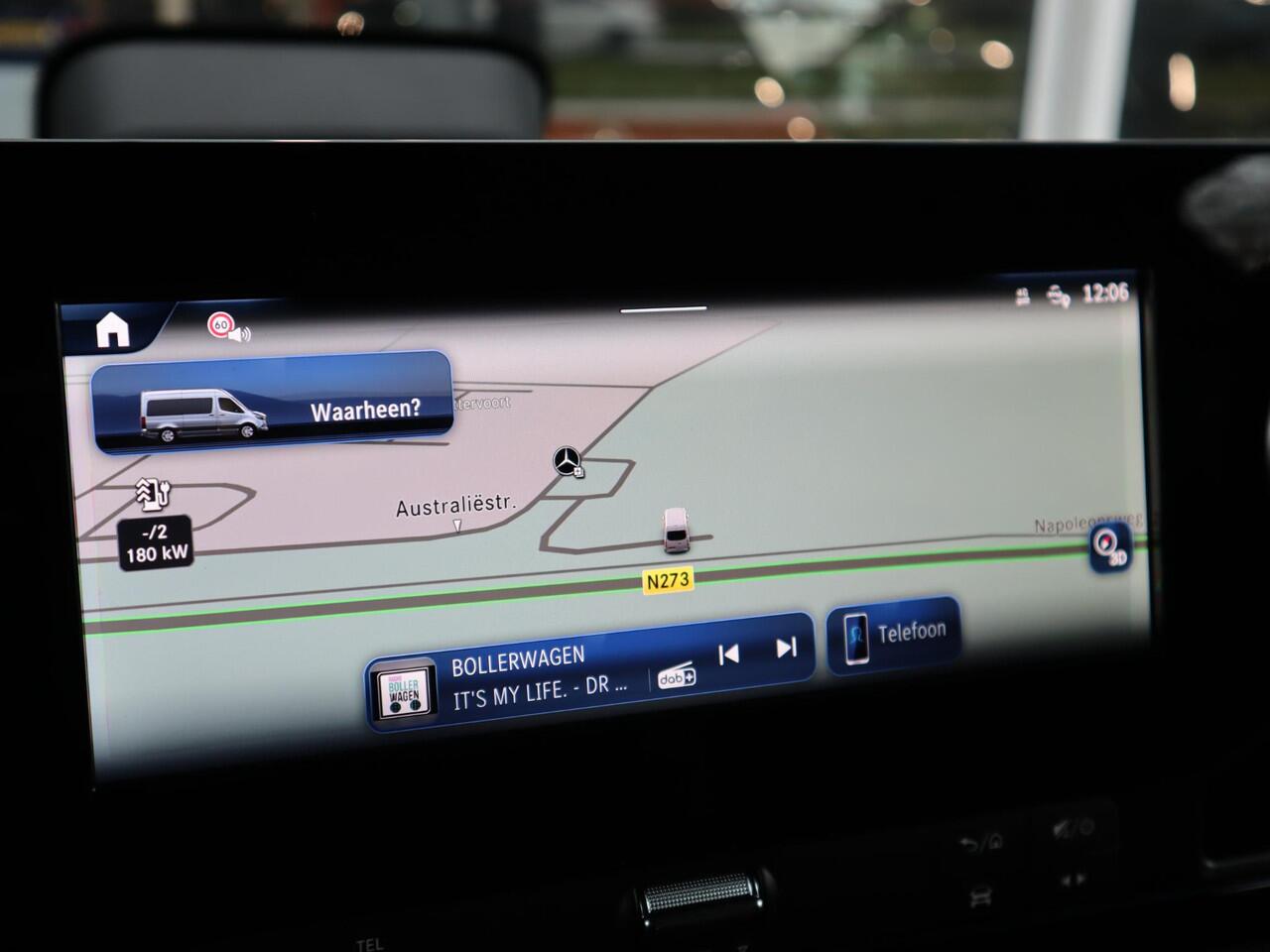 Mercedes-Benz eSprinter 320 L2 OPEN LAADBAK TREKHAAK