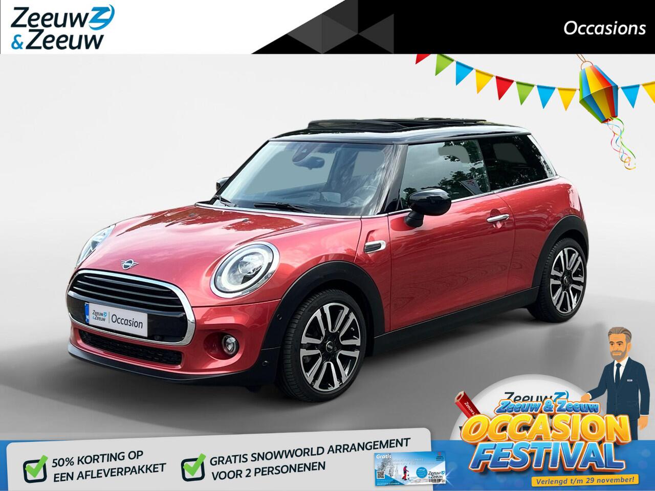 Mini COOPER Mini 1.5 Summer Red Edition | NAVI | PANO | HARMAN KARDON | HUD | LEDER | 1 JAAR GARANTIE
