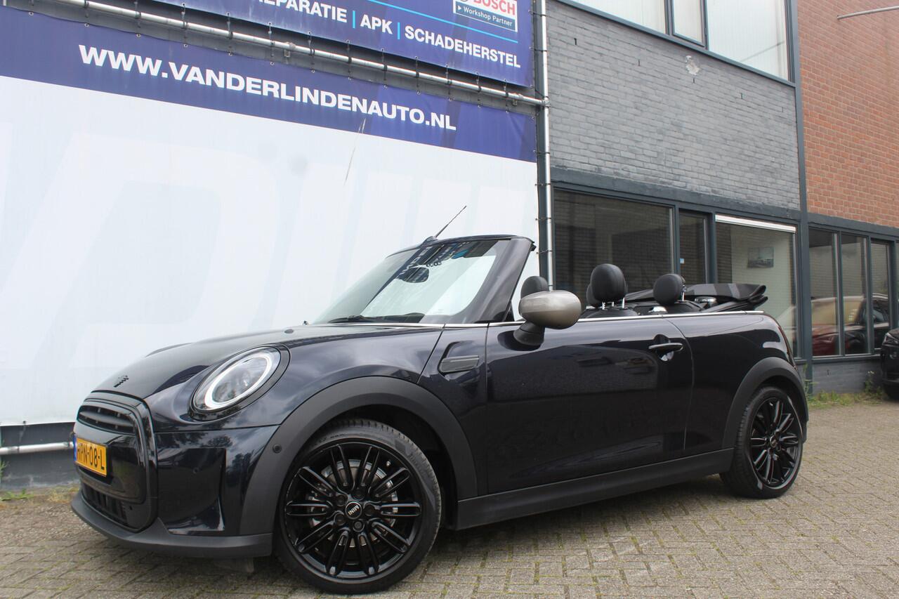 Mini COOPER Mini Cabrio 1.5 Rockingham GT EditionSidewalk Edition Head-up display l Lendesteun verstelbaar l Premium pakket l Stoelverwarming l Keyless entry VDL auto