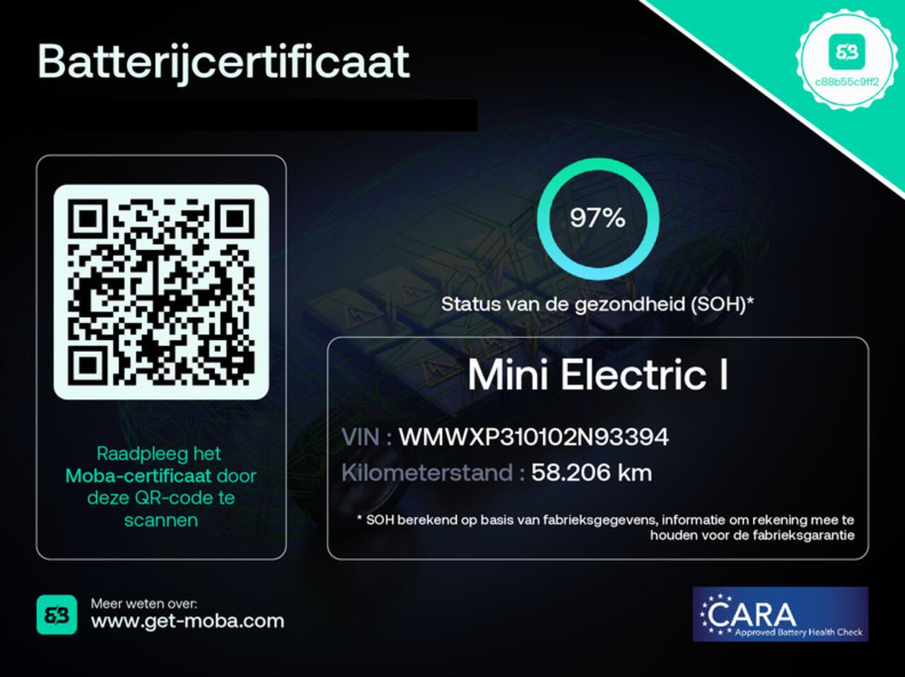 Mini Electric Cooper S Charged 33 kWh ACCU 97% (184 PK) | Navigatie | Stoelverwarming | 1e eigenaar |