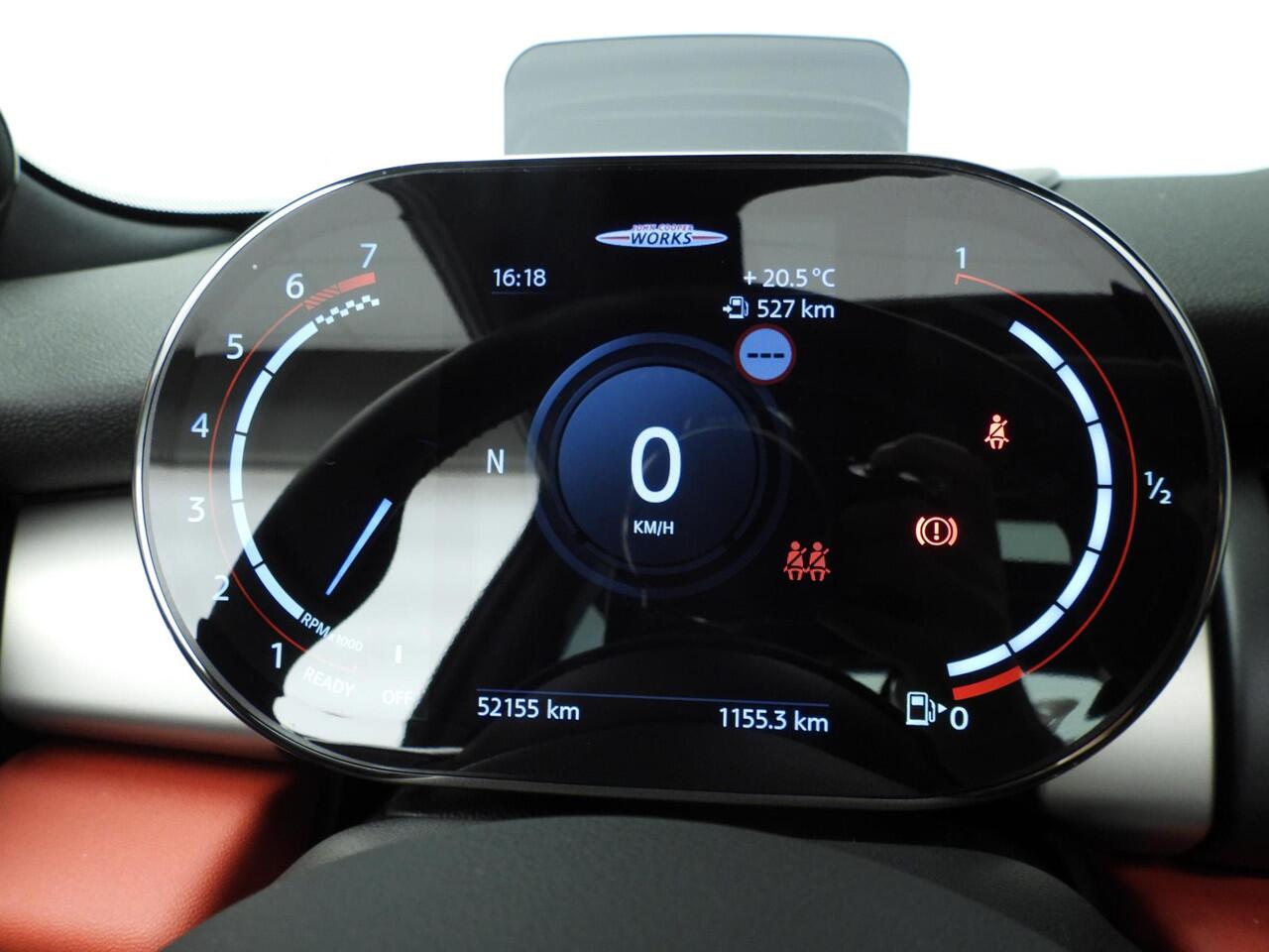 Mini John Cooper Works 3-deurs Panoramadak / Camera / JCW Stoelen / Park assist / Active Cruise / Harman-Kardon / Alu wielen 18 inch