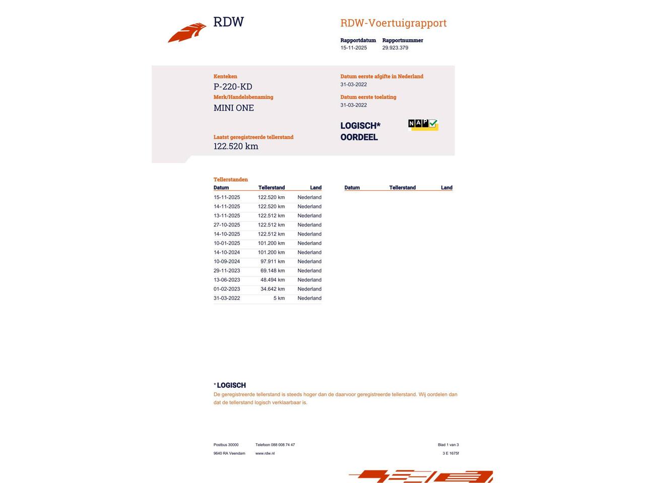Mini ONE Mini 1.5 Classic 1e-Eig. & Keurig-Onderh. BOVAG-Garantie. NL-Auto