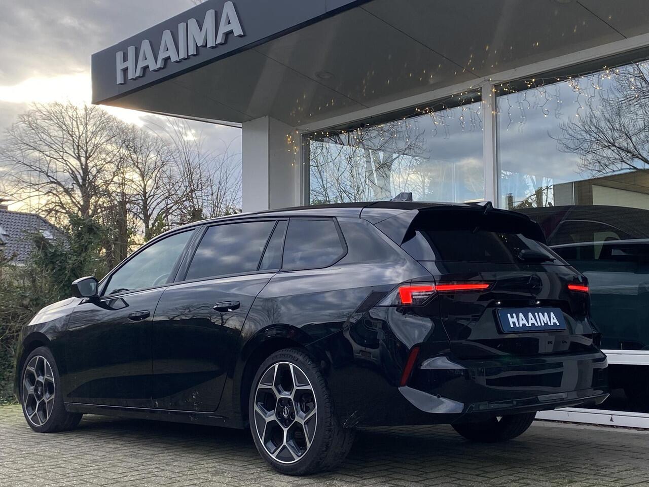 Opel ASTRA Sports Tourer 1.2T 130pk Automaat Ultimate | Schuif/-kanteldak| Navigatie | 360 Camera | AGR Comfortstoelen| Stuur & Stoel Verwarming |