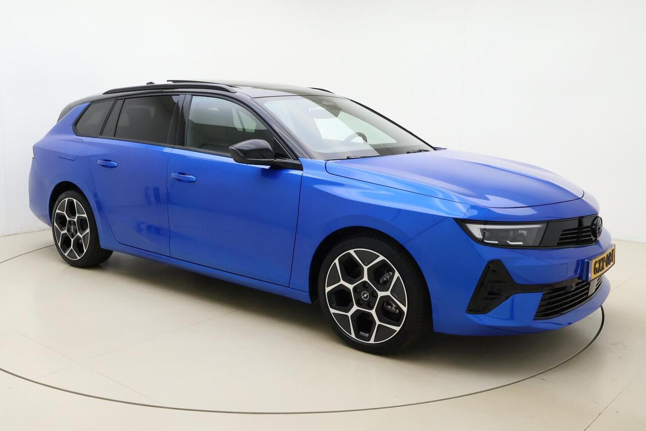 Opel ASTRA Sports Tourer 1.2 Turbo 130pk Automaat Ultimate | Alcantara | Adapt. Cruise control | Head up display | Navigatie | Panoramadak | Elektrische achterklep | Trekhaak