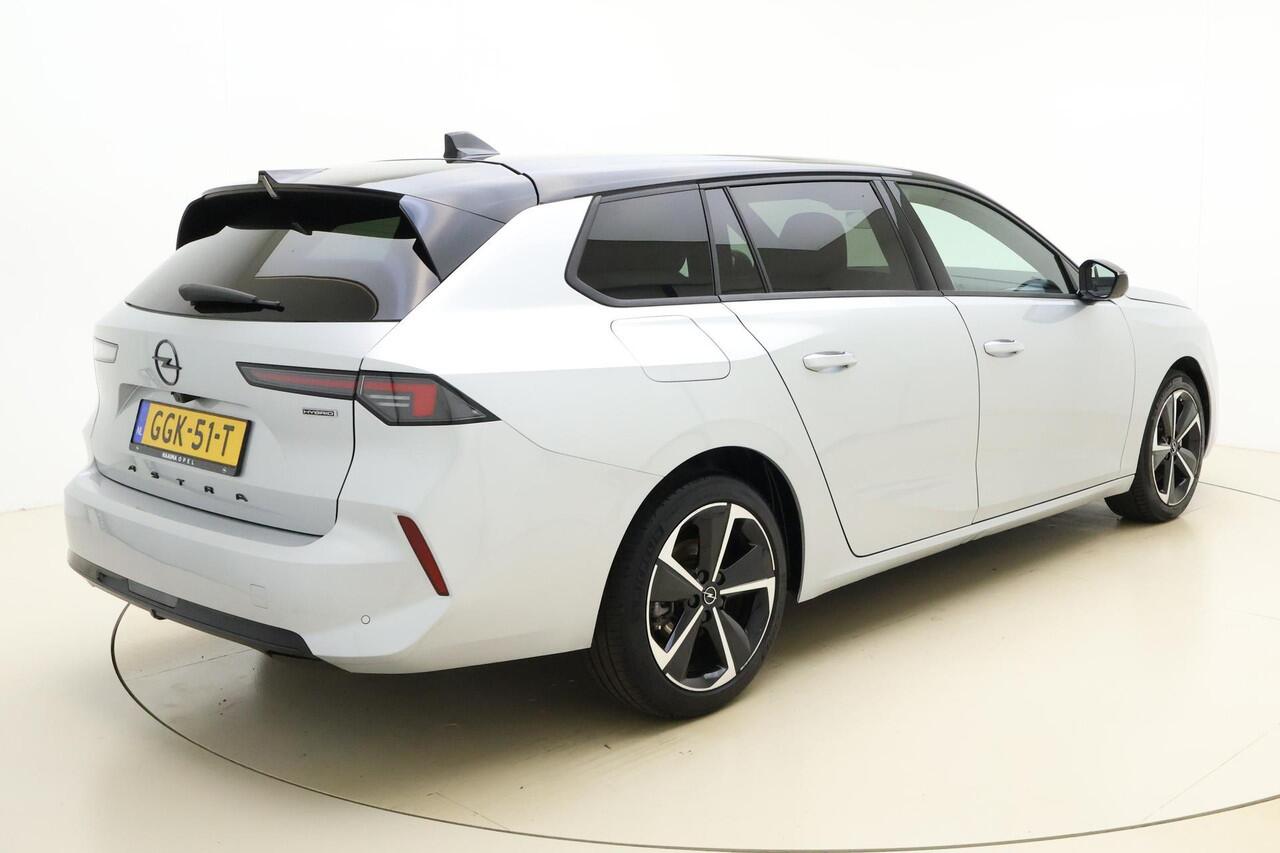 Opel ASTRA Sports Tourer 1.2 Turbo Hybrid GS 136 PK Automaat | Navigatie | Rondomzicht Camera | Stoel & Stuurverwarming | Keyless | Climate control | Getint glas