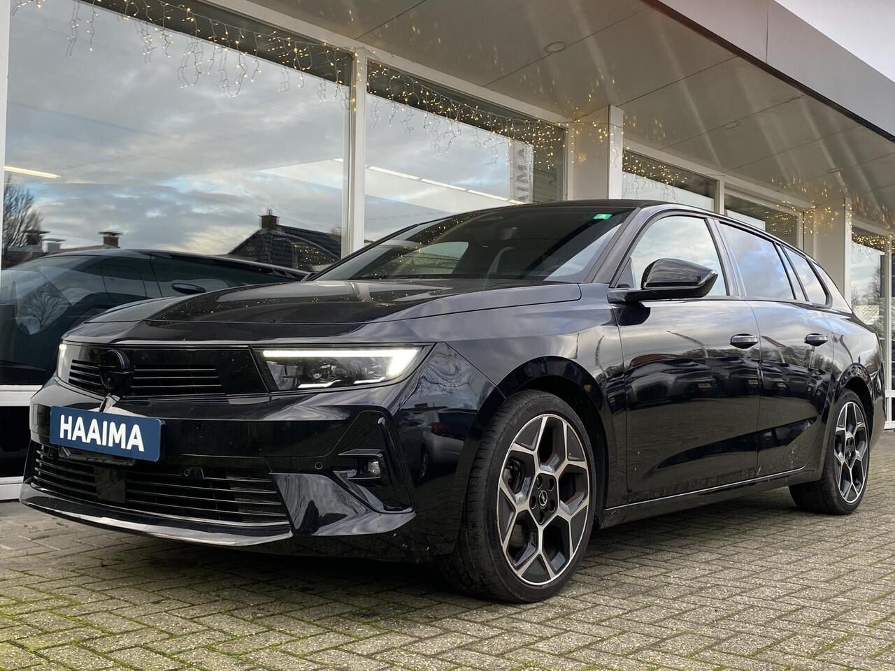 Opel ASTRA Sports Tourer 1.2T 130pk Automaat Ultimate | Schuif/-kanteldak| Navigatie | 360 Camera | AGR Comfortstoelen| Stuur & Stoel Verwarming |