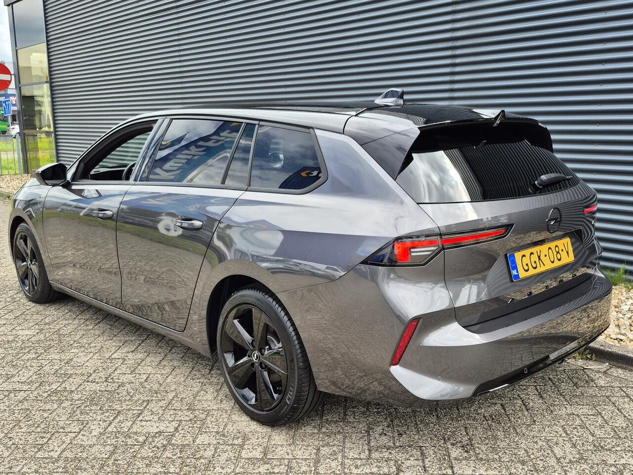 Opel ASTRA Sports Tourer 1.2 Turbo Hybrid GS | Automaat | Camera voor en achter | AGR Bestuurdersstoel | Stoel en Stuurverwarming | Navigatie | Apple Carplay en Android Auto | Zwart dak en Zwarte Velgen | Voorruit Projectie |