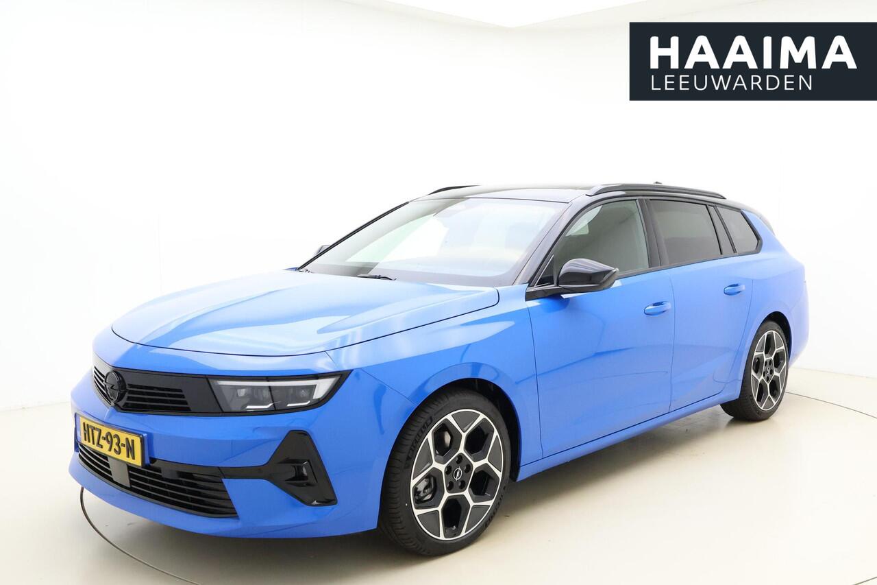 Opel ASTRA Sports Tourer 1.2 Turbo Hybrid GS Ultimate | ¤ 6.200 ACTIEKORTING! | Navigatie | 18"Lichtmetalen velgen | Elektrisch Panoramadak | Keyless | Stoel & Stuurverwarming | Camera | Climate control
