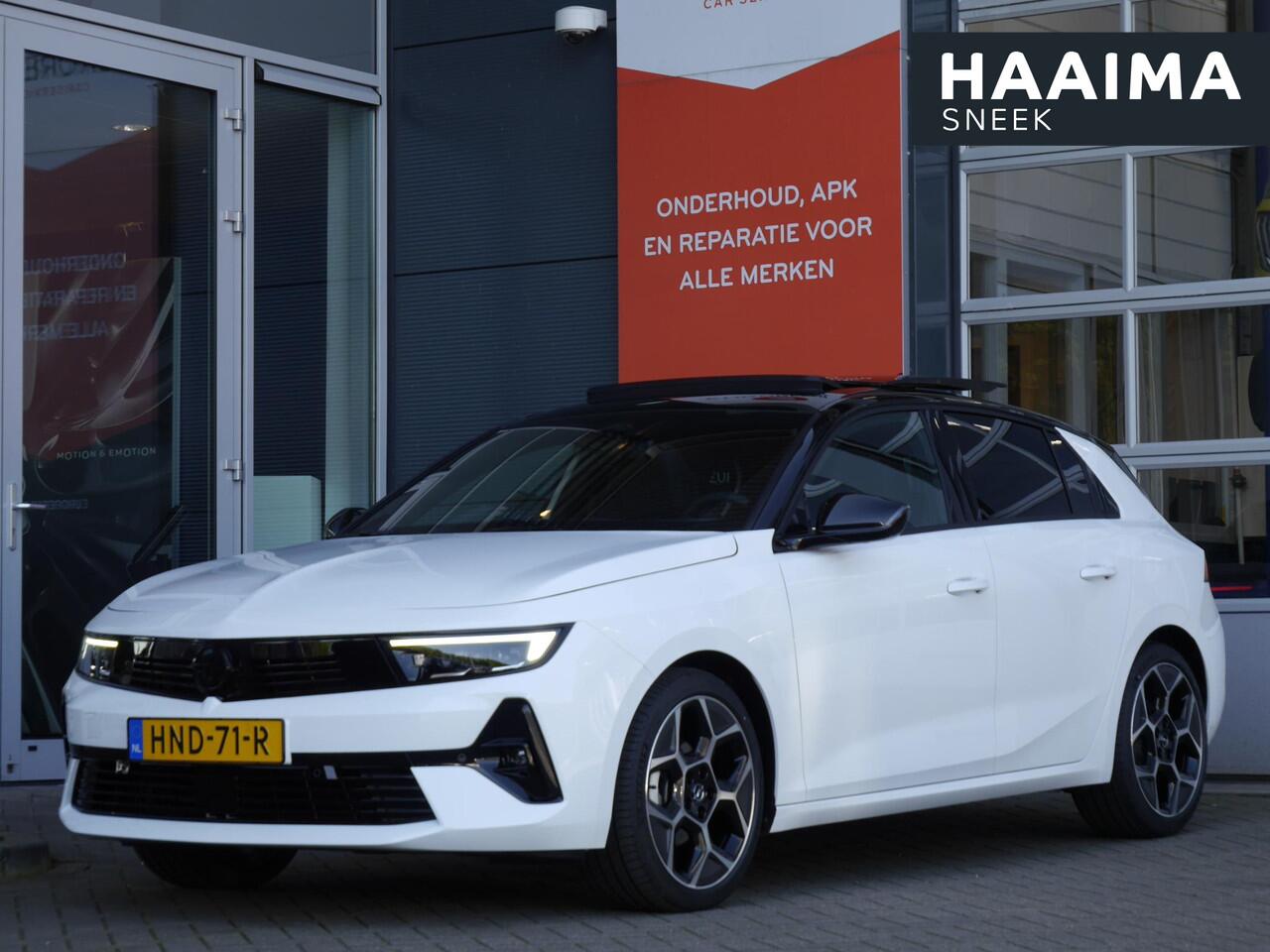 Opel ASTRA 1.2 Turbo GS | Nieuwe auto | Stoel en stuurverwarming | Panoramadak | Afneembare trekhaak | 18 inch | Navigatie | Adaptive cruise control | head up display | Led verlichting