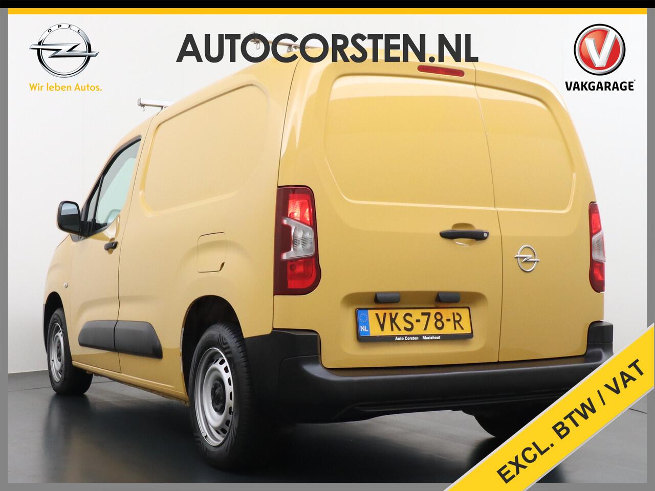 Opel COMBO 1.5CDTI EURO 6 3-Pers. Airco Cruise Control Bluetooth Elektr.ramen Elektr.spiegels+Verwarmd Centr.Vergr+ab. L1H1 Edition Schuifdeur Betonplex vloer Lat om Lat betimmering zeer nette Combo!