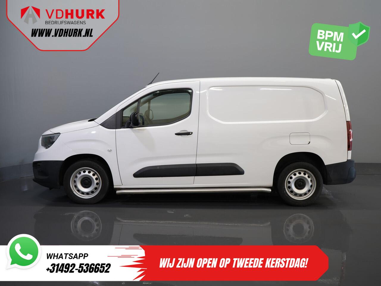 Opel COMBO 1.5CDTi 100 pk L2 BPM VRIJ! NL Auto/ Carplay/ Sidebars/ Cruise/ Airco/ Trekhaak