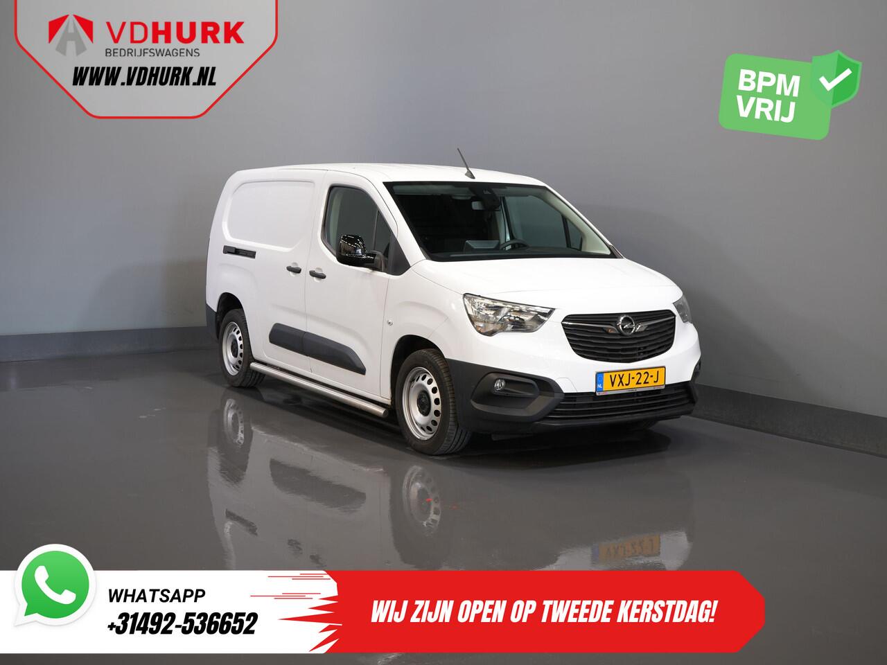 Opel COMBO 1.5CDTi 100 pk L2 BPM VRIJ! NL Auto/ Carplay/ Sidebars/ Cruise/ Airco/ Trekhaak