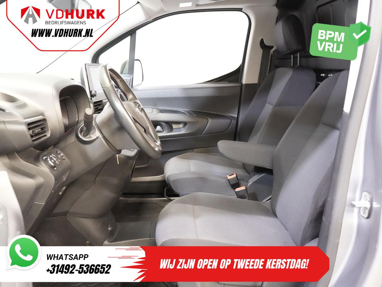 Opel COMBO Combo-e L2 50 kWh 135 pk 315km WLTP BPM VRIJ! Snellader/ Carplay/ Climate/ Imperiaal/ Cruise/ Head-up/ Stoel+Stuurverw./ Trekhaak