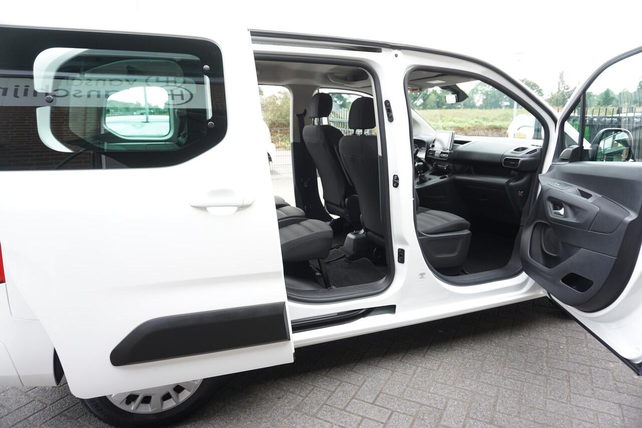 Opel COMBO Life 1.2 Turbo 5 PERSOONS 5 STOELEN - NAVI - PARKEERSENSOREN - APPLE CARPLAY - ANDROID - BLUETOOTH - AIRCO - CRUISE - DAB+ 2 SCHUIFDEUREN
