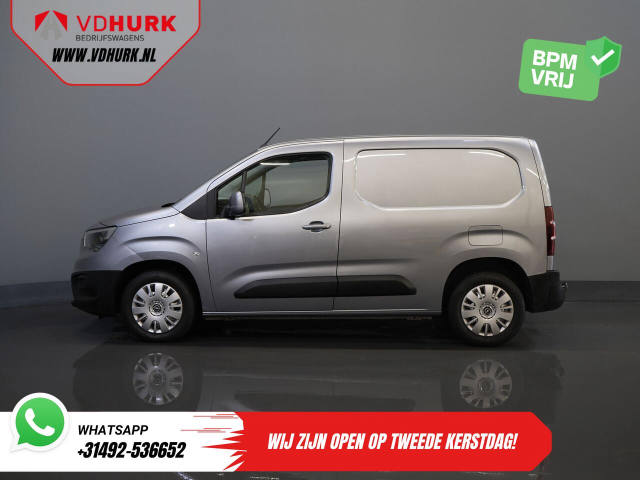 Opel COMBO 1.2 Turbo 130 pk Aut. BENZINE BPM VRIJ! Keyless/ Carplay/ PDC/ Cruise/ Trekhaak/ Airco
