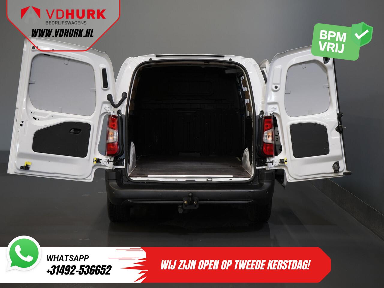 Opel COMBO 1.5CDTi 100 pk L2 BPM VRIJ! NL Auto/ Carplay/ Sidebars/ Cruise/ Airco/ Trekhaak