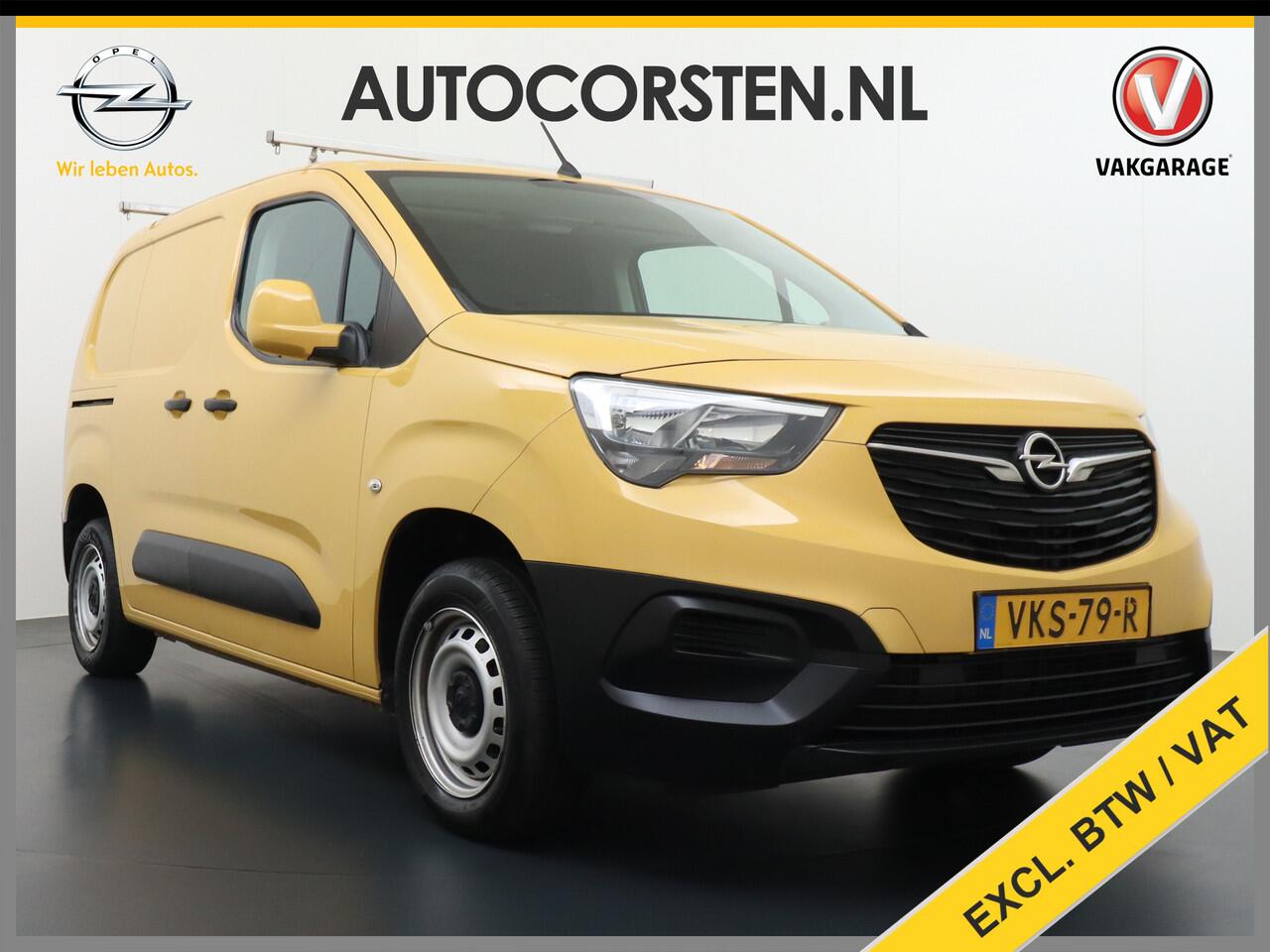 Opel COMBO 1.5CDTI EURO 6 3-Persoons ECC Cruise Control Bluetooth Elektr.ramen Elektr.spiegels+Verwarmd Centr.Vergr+ab. L1H1 Edition Schuifdeur Betonplex vloer Lat om Lat betimmering Allesdragers Origineel Nederlandse Auto