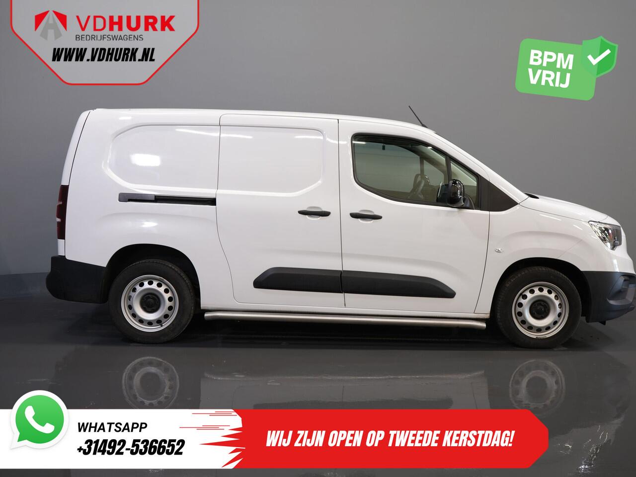 Opel COMBO 1.5CDTi 100 pk L2 BPM VRIJ! NL Auto/ Carplay/ Sidebars/ Cruise/ Airco/ Trekhaak
