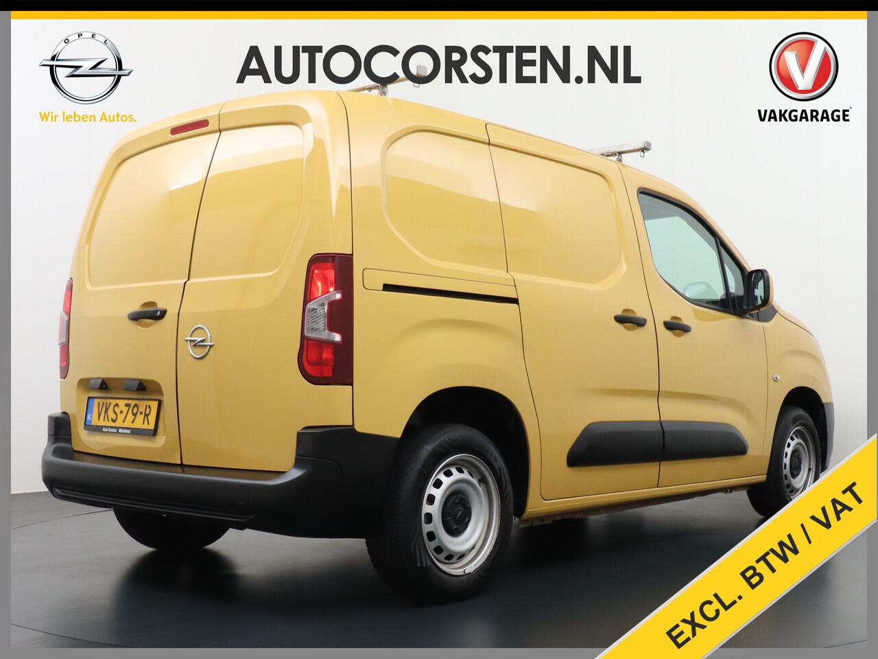 Opel COMBO 1.5CDTI EURO6 3-Pers. ECC Cruise Control Bluetooth Elektr.ramen Elektr.spiegels+Verwarmd Centr.Vergr+ab. L1H1 Edition Schuifdeur Betonplex vloer Lat om Lat betimmering Allesdragers 3 zit