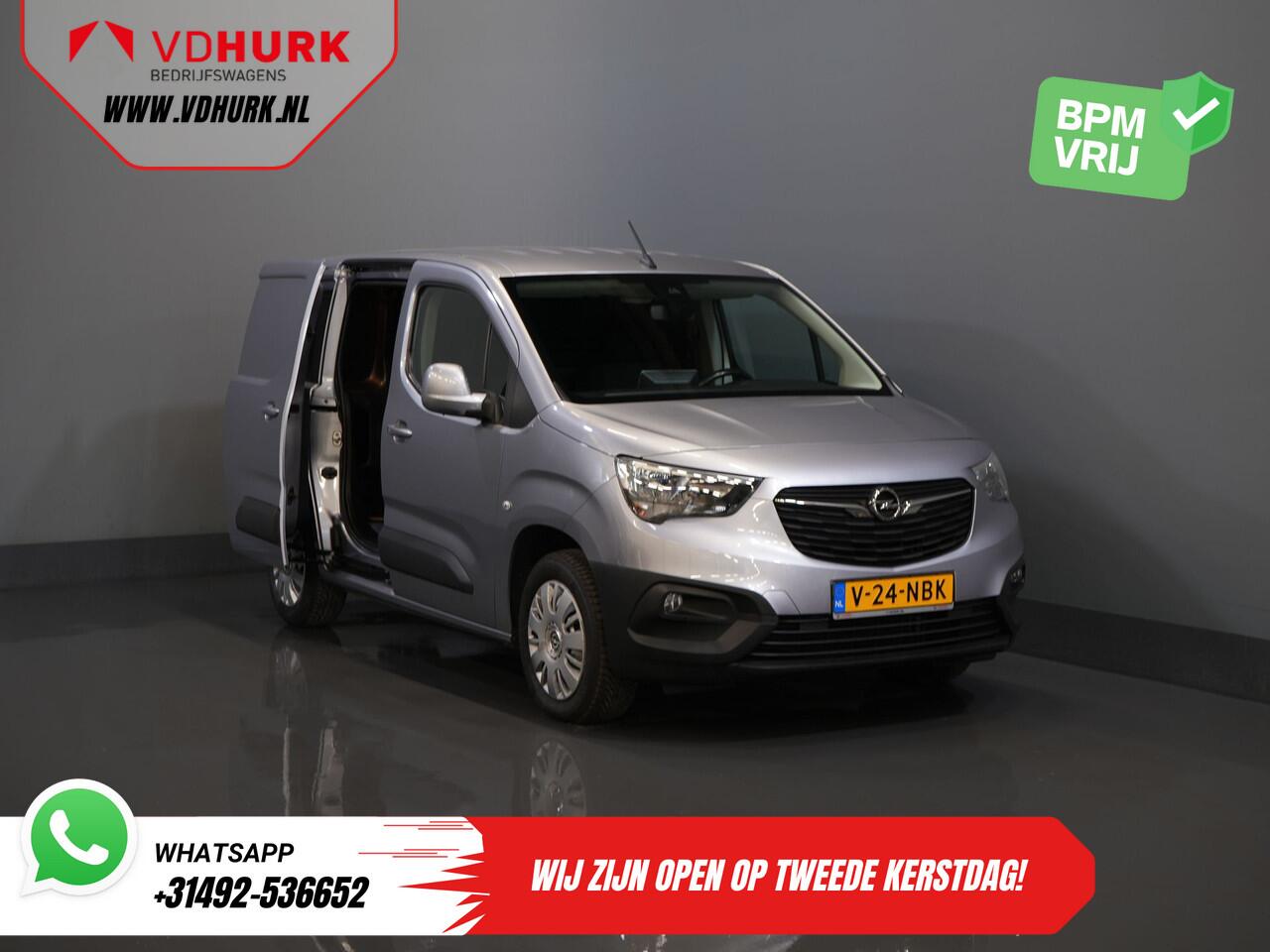 Opel COMBO 1.2 Turbo 130 pk Aut. BENZINE BPM VRIJ! Keyless/ Carplay/ PDC/ Cruise/ Trekhaak/ Airco