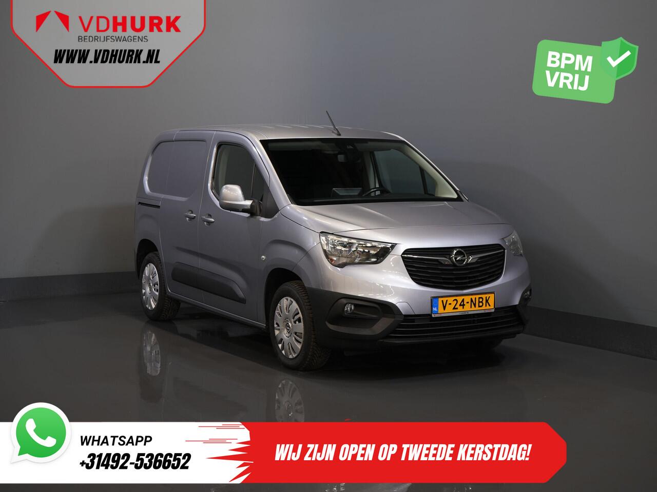 Opel COMBO 1.2 Turbo 130 pk Aut. BENZINE BPM VRIJ! Keyless/ Carplay/ PDC/ Cruise/ Trekhaak/ Airco