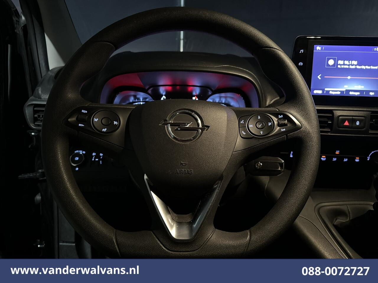 Opel COMBO 1.5D 102pk L1H1 Euro6 Airco | Camera | Navigatie | Apple Carplay | Cruisecontrol Android Auto, Parkeersensoren, 1500kg trekvermogen