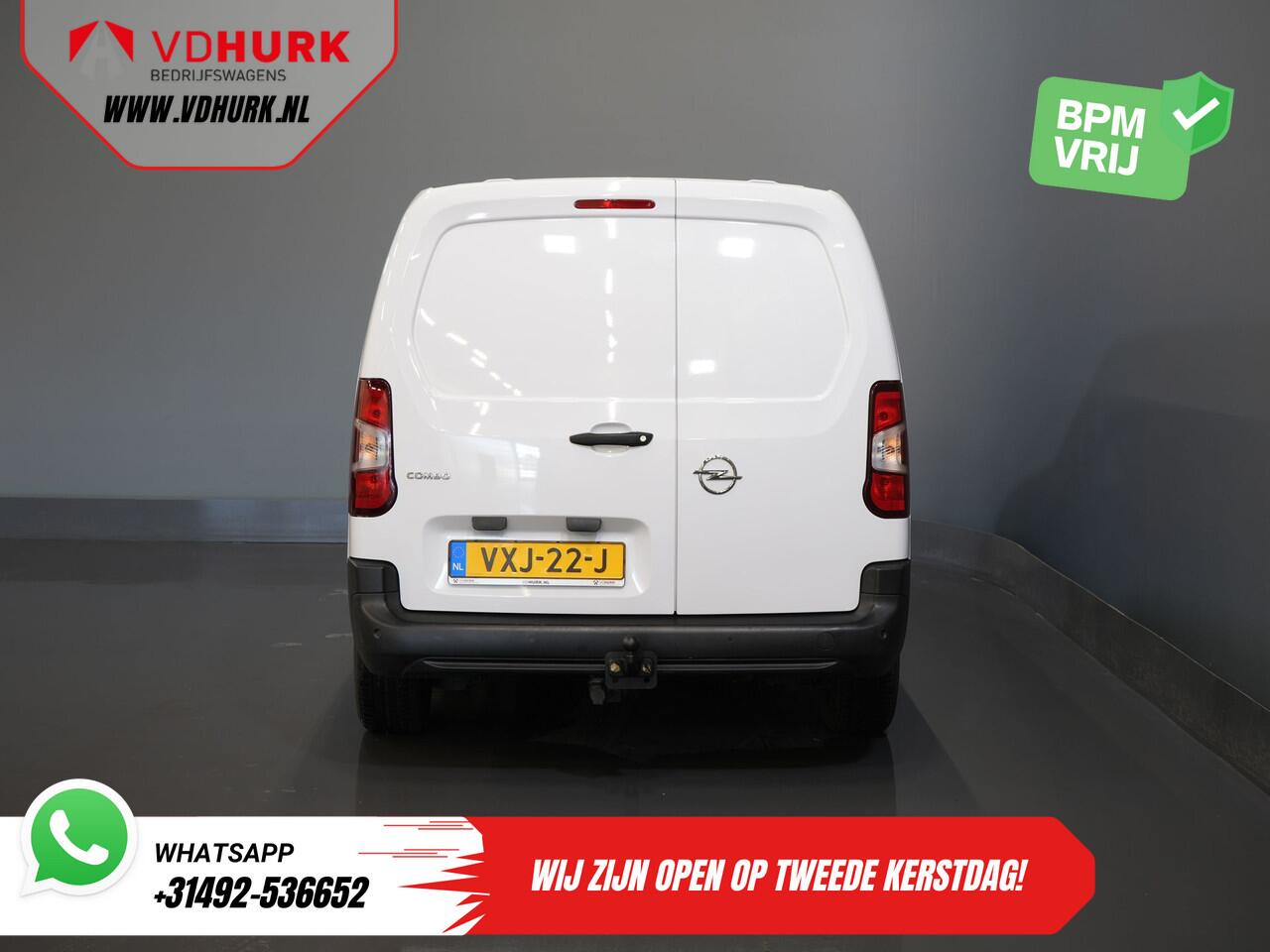 Opel COMBO 1.5CDTi 100 pk L2 BPM VRIJ! NL Auto/ Carplay/ Sidebars/ Cruise/ Airco/ Trekhaak