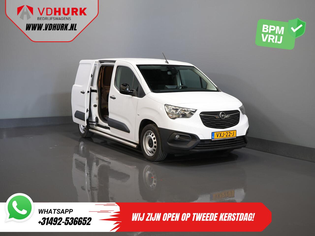 Opel COMBO 1.5CDTi 100 pk L2 BPM VRIJ! NL Auto/ Carplay/ Sidebars/ Cruise/ Airco/ Trekhaak