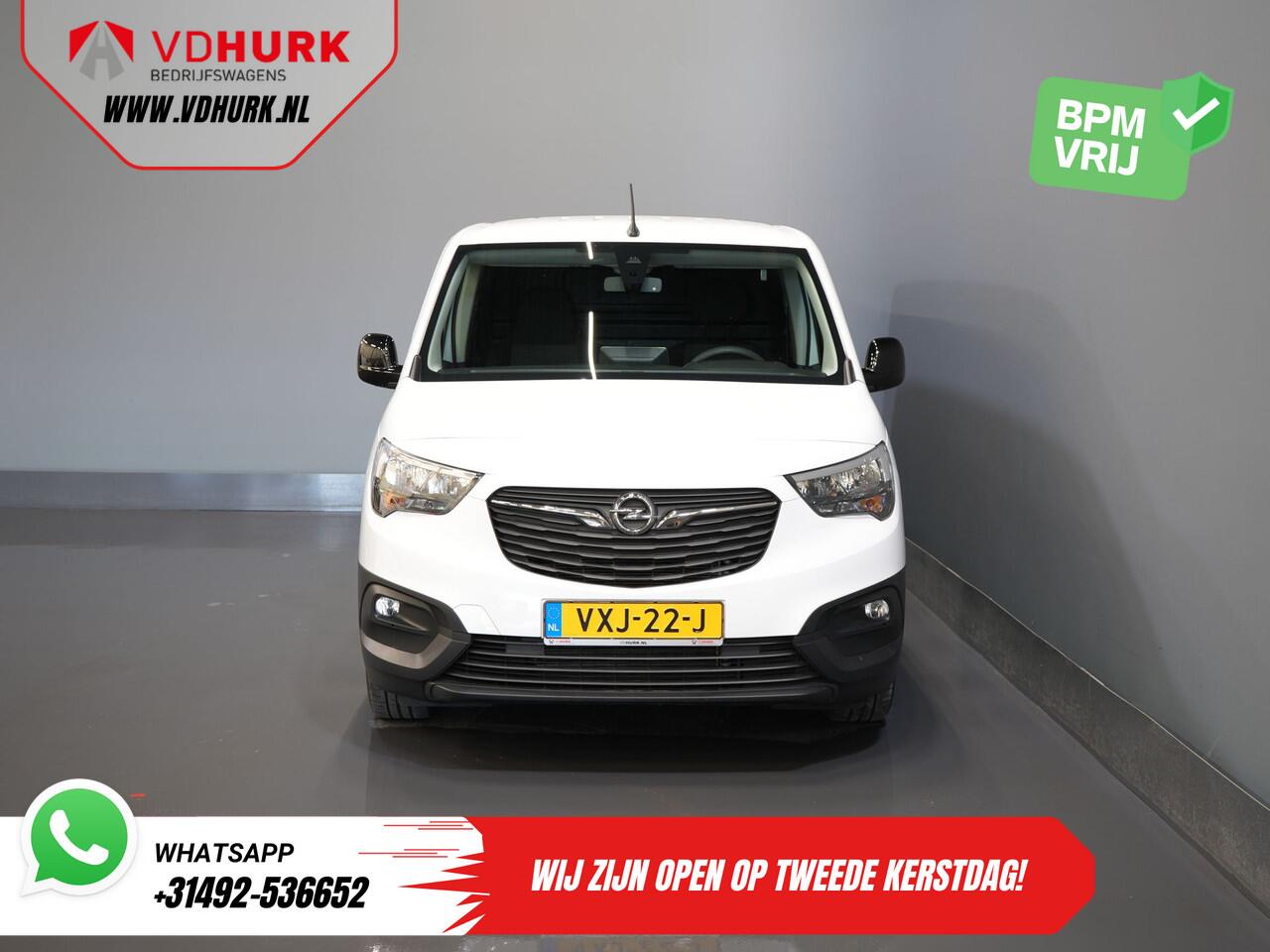 Opel COMBO 1.5CDTi 100 pk L2 BPM VRIJ! NL Auto/ Carplay/ Sidebars/ Cruise/ Airco/ Trekhaak