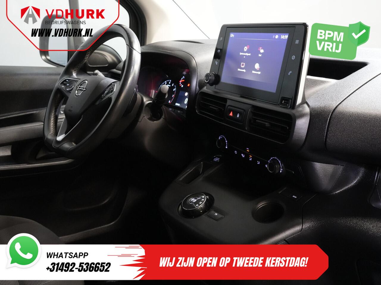 Opel COMBO 1.2 Turbo 130 pk Aut. BENZINE BPM VRIJ! Keyless/ Carplay/ PDC/ Cruise/ Trekhaak/ Airco