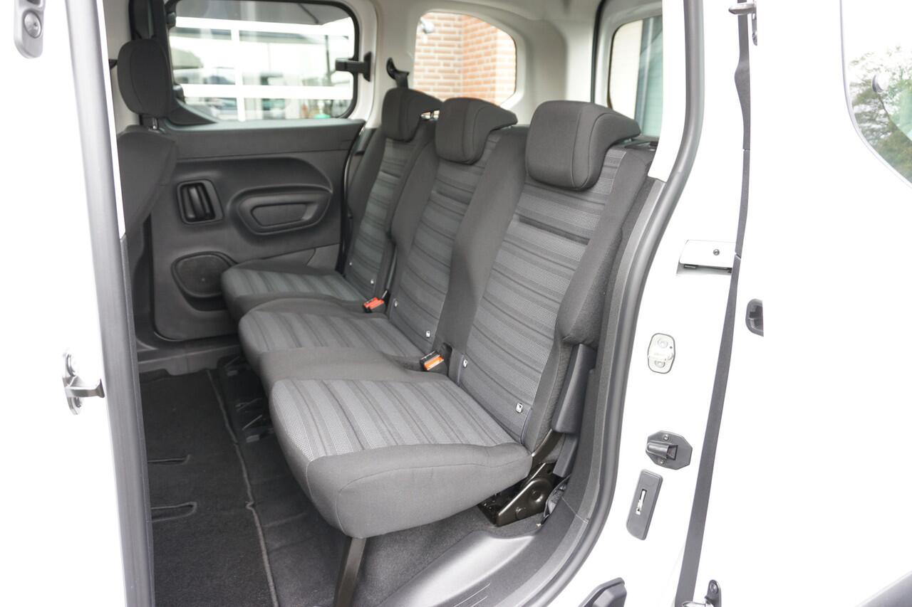 Opel COMBO Life 1.2 Turbo 5 PERSOONS 5 STOELEN - NAVI - PARKEERSENSOREN - APPLE CARPLAY - ANDROID - BLUETOOTH - AIRCO - CRUISE - DAB+ 2 SCHUIFDEUREN