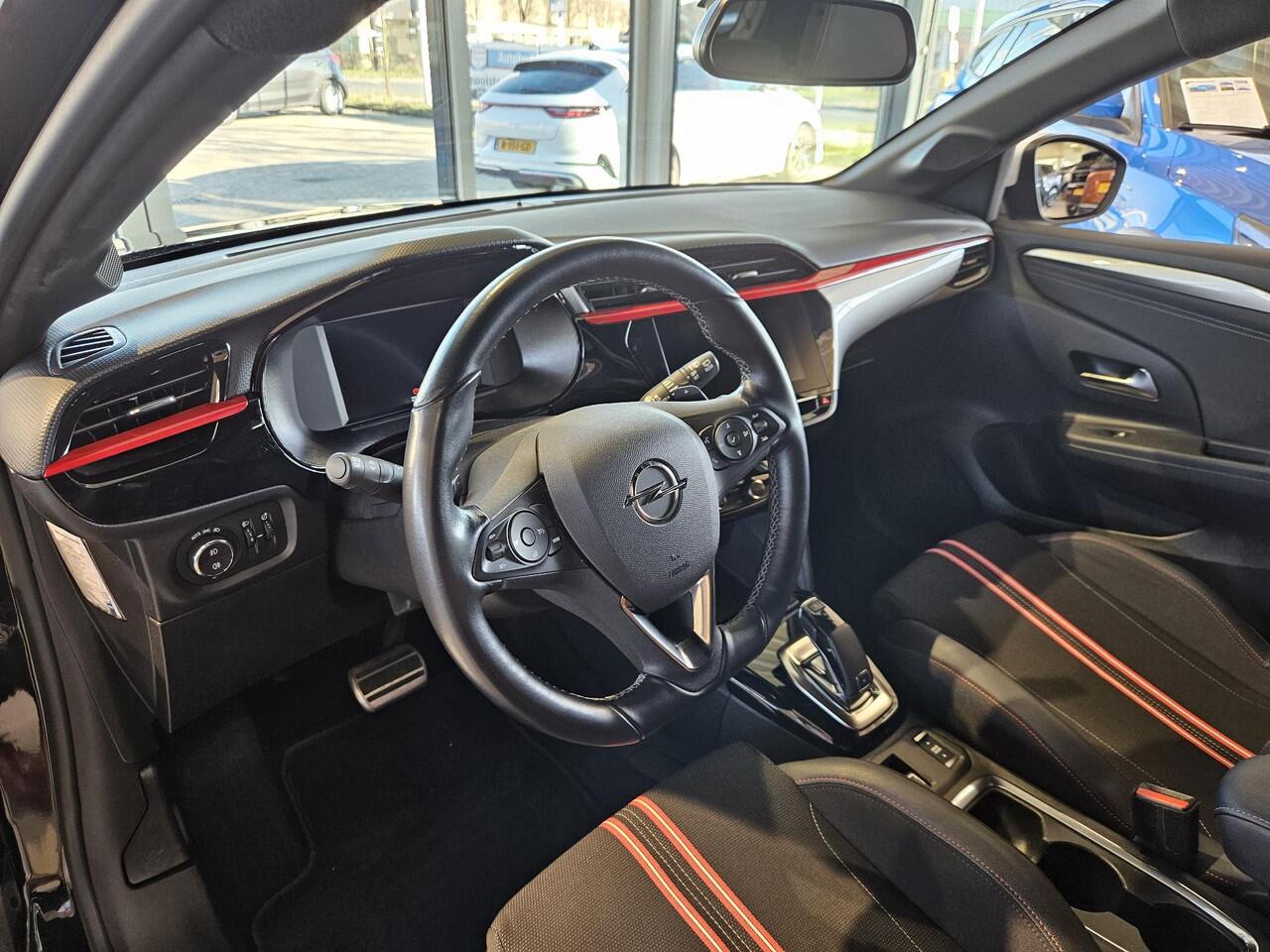 Opel CORSA 1.2 GS Line 100PK AUTOMAAT | Apple Car play / Android Auto | Stoelverwarming | 16"LM-Velgen | Autom. Airco | Dode hoek detectie |Camera | PDC voor & Achter | LED Verlichting | (Vestiging - Nieuwegein )